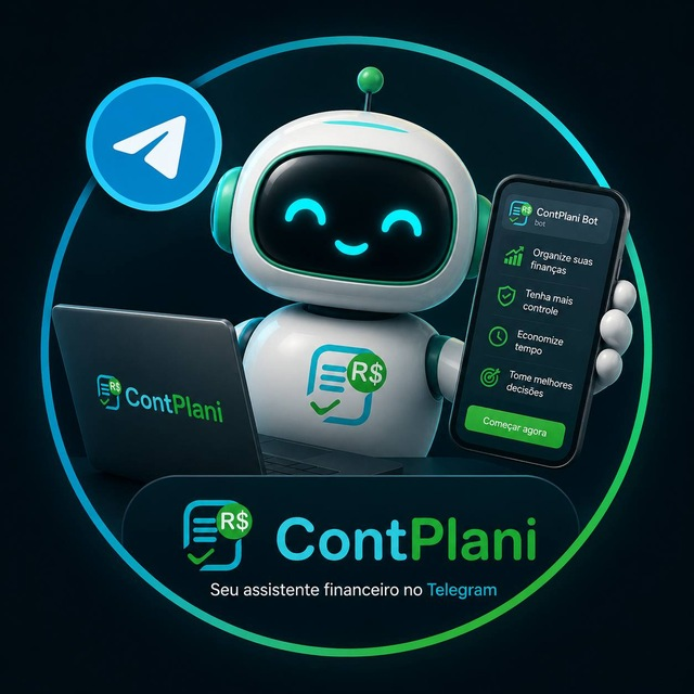 Lance despesas pelo Telegram no ContPlani